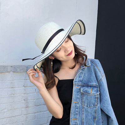 Women's Seaside Summer Vacation Foldable Sun Hat