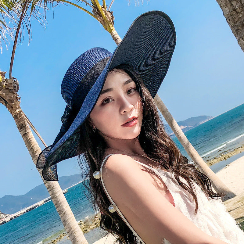 Women's Seaside Summer Vacation Foldable Sun Hat