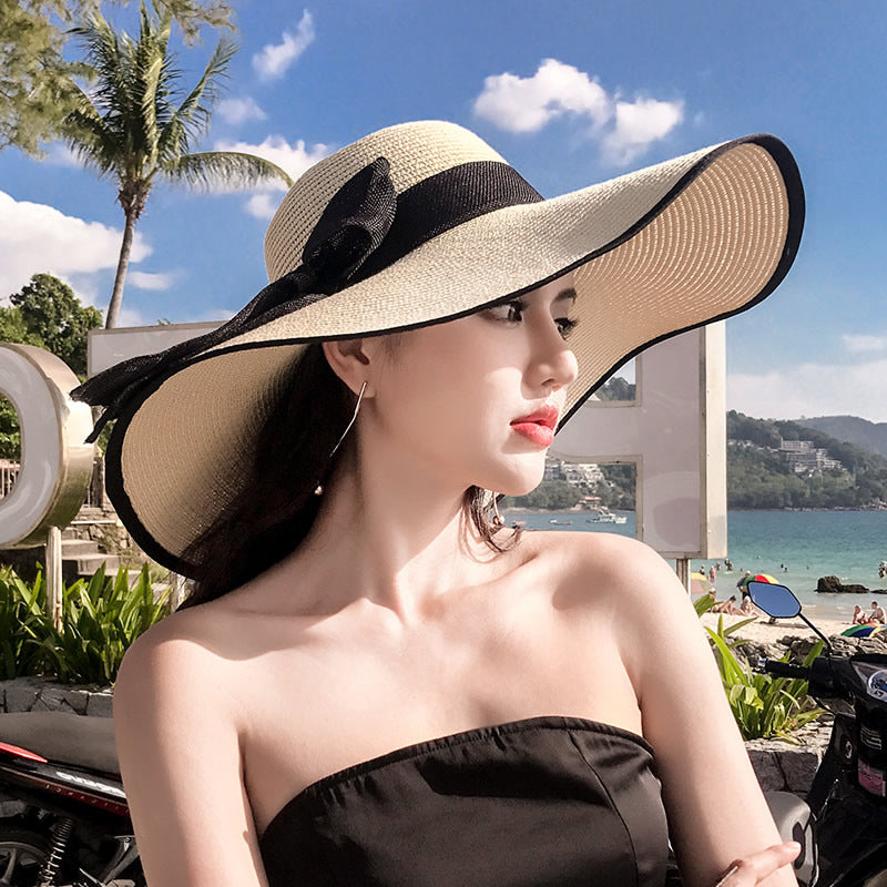 Women's Seaside Summer Vacation Foldable Sun Hat