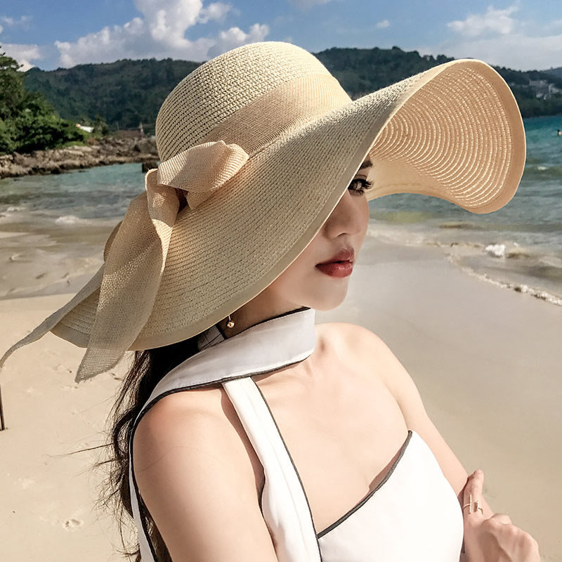 Women's Seaside Summer Vacation Foldable Sun Hat